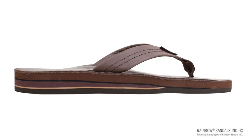 Rainbow Sandals Women's Double Layer Premier Leather Sandals w/Arch Support, Mocha, Ladies Medium / 6.5-7.5 B(M) US - Image 4